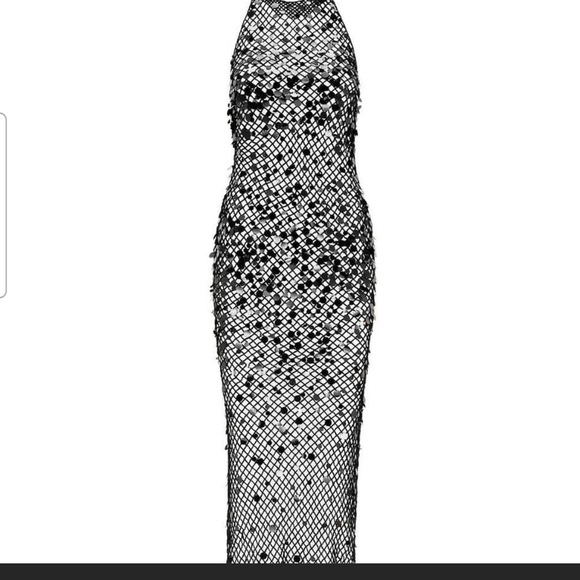 Rat & Boa Black Sequin Maxi Dress - Picture 4 of 4